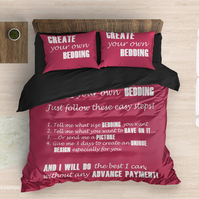 Design Your Own Custom Bedding Set – Personalized Duvet Cover & Comforter for a Unique and Cozy Sleep Experience