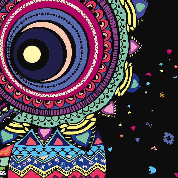 Boho Animal Bedding Set – Cute Owl Duvet Cover with Pillow Shams – Whimsical Bedroom Decor by ShopyLand, B148