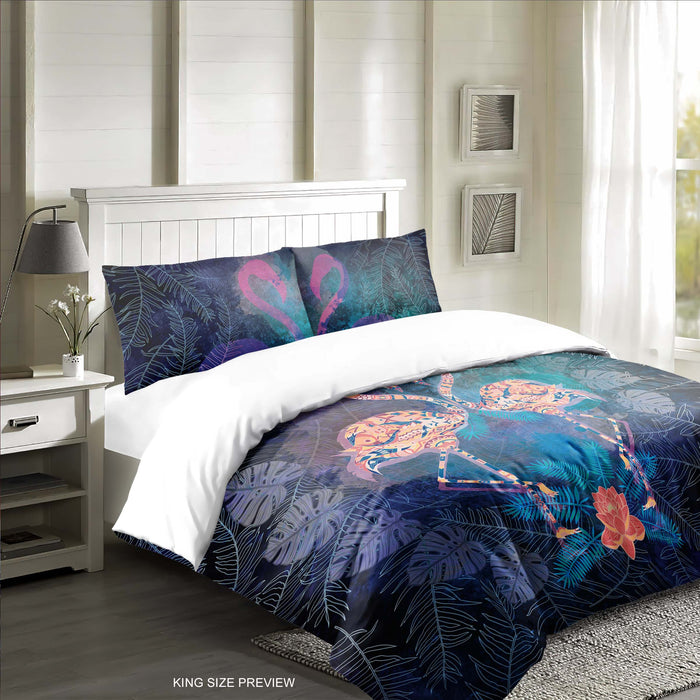 Funda nórdica con diseño de mandala asimétrico – Funda nórdica moderna multicolor – Juego de cama con paisaje bohemio de ShopyLand, B08