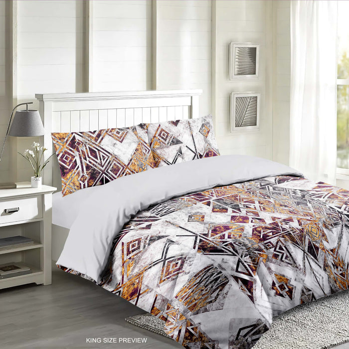Vintage Marble Comforter – Canatitza Duvet Cover – Classic Stone-Inspired Bed Set – Bohemian Bedding Set by ShopyLand, B197