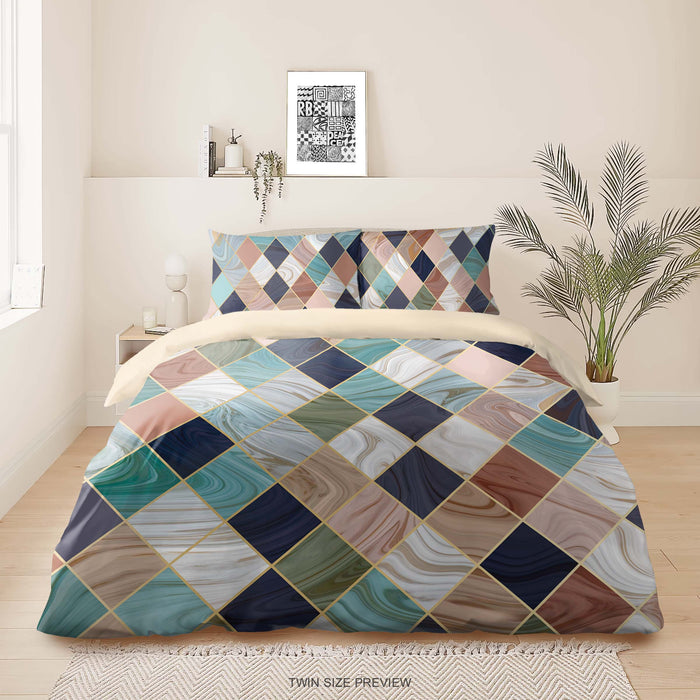 Juego de cama con estampado floral de melancolía – Funda nórdica botánica vintage – Edredón romántico con flores pintadas – Decoración artística para dormitorio de ShopyLand, B02