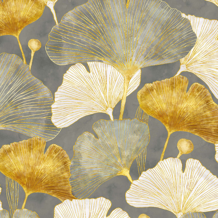 Botanical Duvet Cover – Ginkgo Bedding Set – Nature Inspired Duvet Cover & Shams by ShopyLand, B257