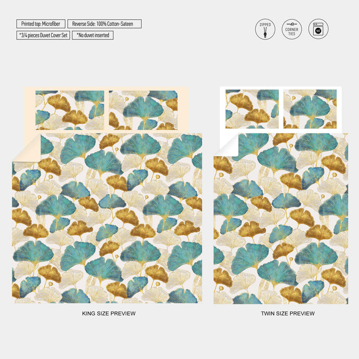 Juego de cama en colores pastel – Funda nórdica con formas abstractas – Edredón suave de inspiración vintage – Juego de sábanas minimalista y artístico de ShopyLand, B274