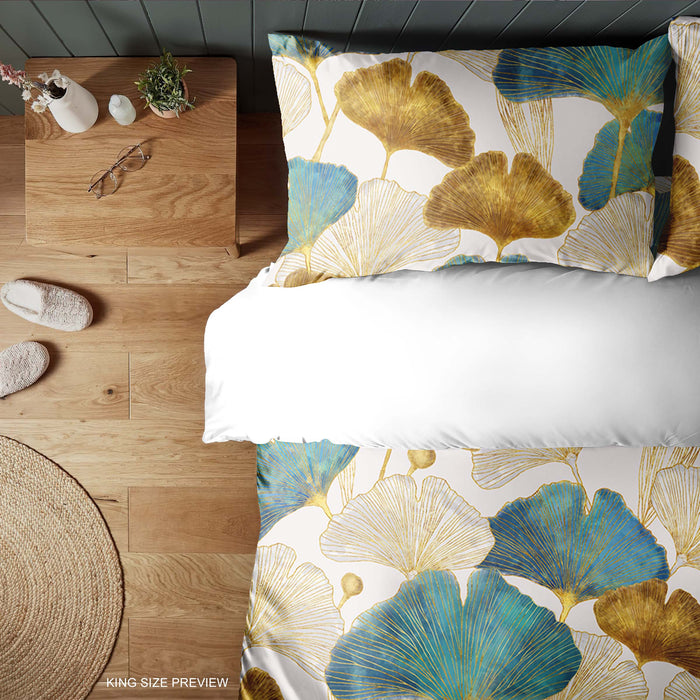 Juego de cama en colores pastel – Funda nórdica con formas abstractas – Edredón suave de inspiración vintage – Juego de sábanas minimalista y artístico de ShopyLand, B274