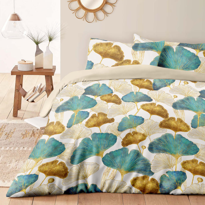 Juego de cama en colores pastel – Funda nórdica con formas abstractas – Edredón suave de inspiración vintage – Juego de sábanas minimalista y artístico de ShopyLand, B274