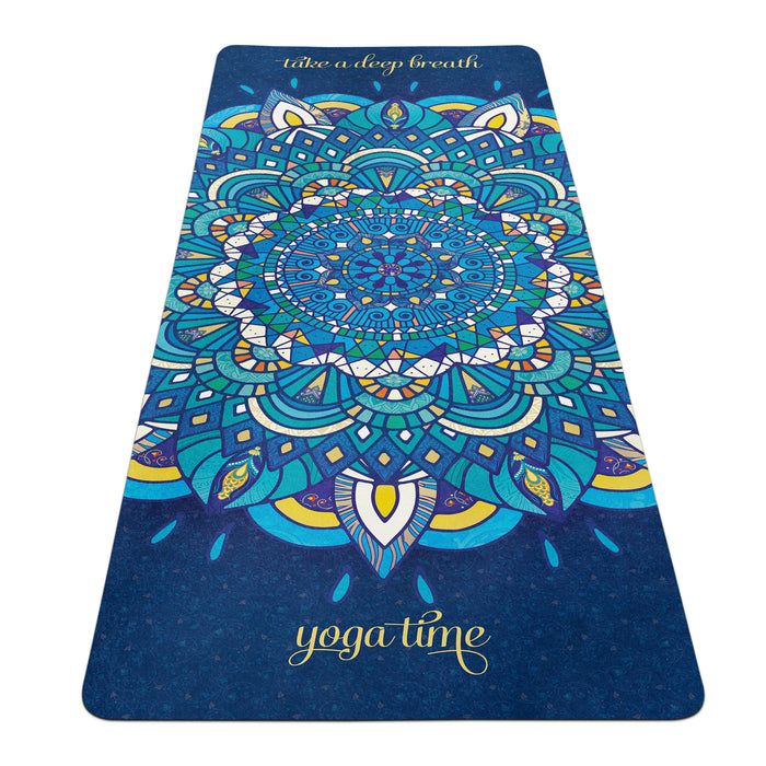 Mandala Yoga Mat – Indian Design, Personalized Yoga Rug for Fitness, Pilates, & Vinyasa by ShopyLand, Y182
