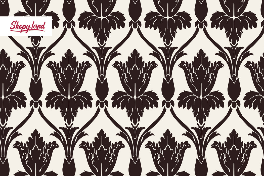 Papel pintado de Mansión Embrujada – Mural de pared de estilo victoriano – Elegante diseño vintage de ShopyLand, W136