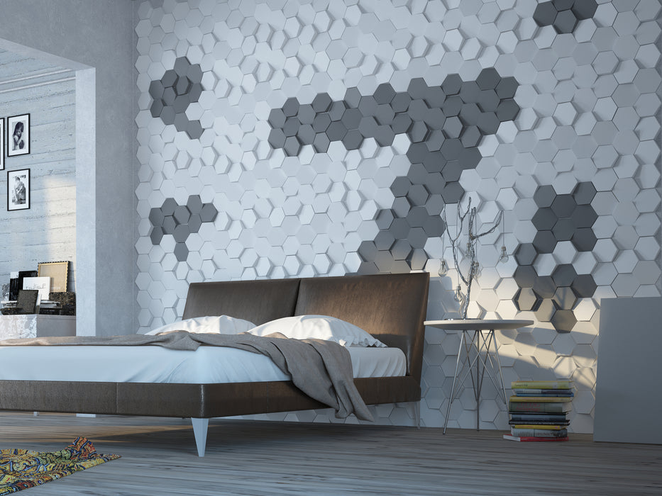 NORM 3D Wall Paneling and Decor System, Decorative Wall Cladding Tiles, Wall Decor Paneling, DMR002