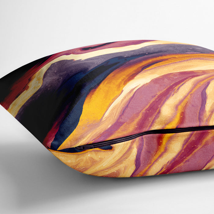 Luxury Marble Design Throw Pillow, Decorative Euro Shams, Handcraftes Cushions, Custom Order Shams, P25
