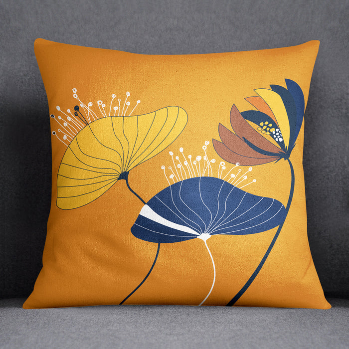 Fresh Botanical Accent Pillow Cover, Handcrafted Art Cushion Cases,  Tropical Escape Throw Pillow, Bohemian Pillow, P24