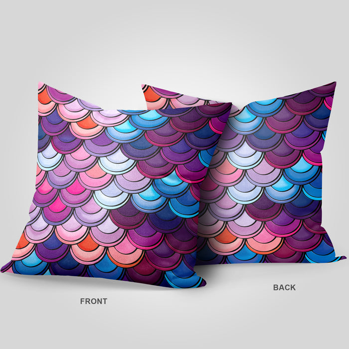 Mermaid Scales Decorative Sham, Ocean Dream Sequin Pillow Cover, Chic Home Décor Throw Pillow, P14