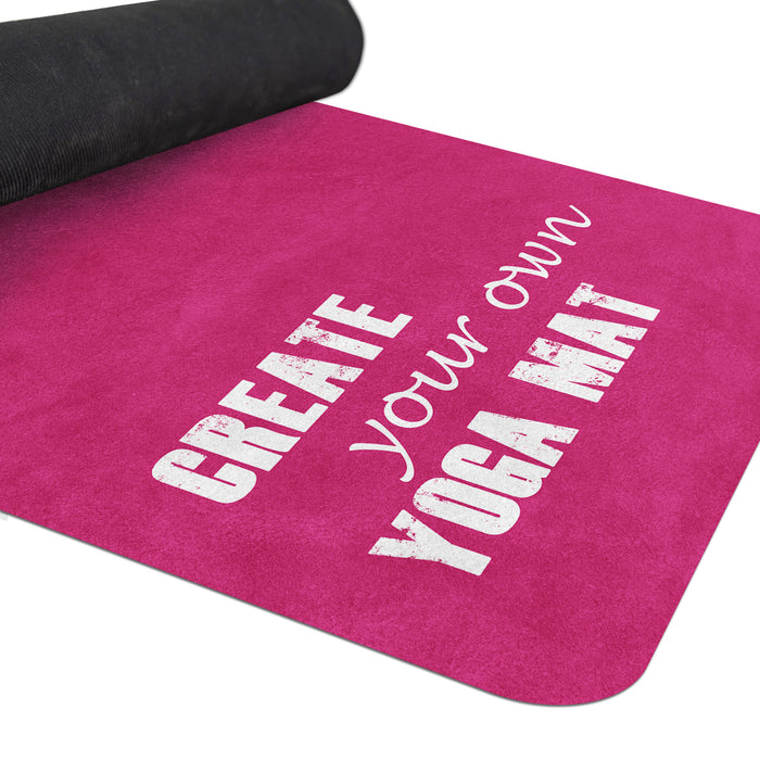 Custom Yoga & Fitness Mat – Personalized Pilates Mat, Unique Workout Mat with Strap, Custom Gift for Yogis, Your Own Design Exercise Rug