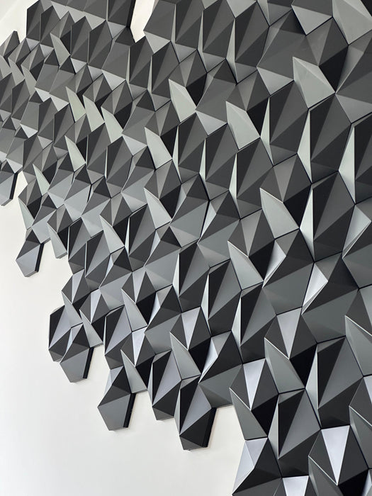 ZETA 3D Wall Panels, Advanced Copolymer Wall System, Modern 3D Wall Cladding, DMR005