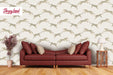 Leopard Removable Wallpaper, Leaping Cheetah Peel and Stick Wallpaper, Classic Animal Print Wallpaper, W164