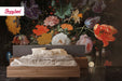 Dutch Flowers Removable Wallpaper, Bouquet of Spring Flowers, Spring Flowers Wall Mural, Peel and Stick Large Flowers Wallpaper, W92