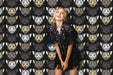 Cat Face Removable Wallpaper, Crazy Cat Snout Peel and Stick, Cat Wallpaper, Cats Wall Mural, Dark Designer Wallpaper, W135