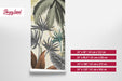 Subtle Jungle Removable Wallpaper, Modern Colors Tropical Wallpaper, Tropical Peel and Stick Wallpaper, Palm trees wallpaper, W162