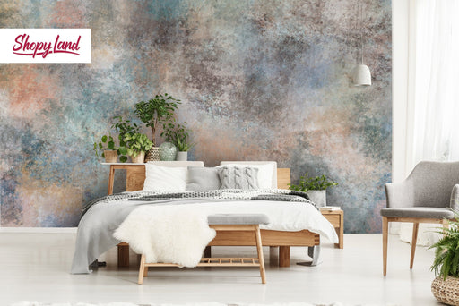 Industrial Design Removable Wallpaper, Peel and Stick Loft Wallpaper, Industrial Wall Mural, Removable Wallpaper Grunge Wall, W102