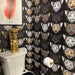 Cat Face Removable Wallpaper, Crazy Cat Snout Peel and Stick, Cat Wallpaper, Cats Wall Mural, Dark Designer Wallpaper, W135