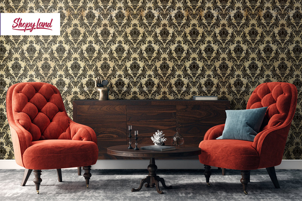 Paris Removable Wallpaper, French Wallpaper, Modern Classics Removable Wallpaper, Antique French Design, Vintage Wall Decor, W178