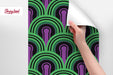 Classic Horror Movie Peel and Stick Wallpaper, Spooky Removable Wallpaper, Custom Wallpaper, Redrum Pattern, W193