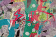 Pop Art Removable Wallpaper, Aesthetic Collage Wall Covering, Colorful Street Art Wallpaper, Peel and Stick Wall Decor, W206
