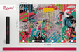 Pop Art Removable Wallpaper, Aesthetic Collage Wall Covering, Colorful Street Art Wallpaper, Peel and Stick Wall Decor, W206
