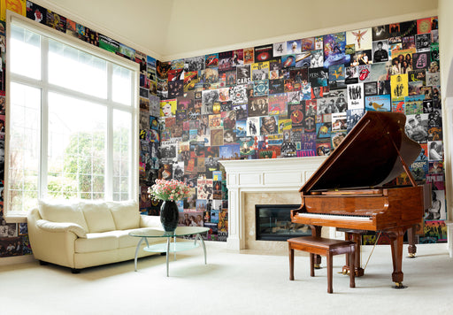 Rock Legends Posters Removable or Traditional Wall Mural, Hard Rock Posters Peel and Stick, Rock Posters Wall Collage, W215