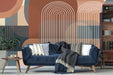 Boho Style Removable and Traditional Wallpaper, Abstract Vintage Wall Art, Watercolor Wallpaper, Peel and Stick Wall Decor, W213