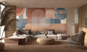 Boho Style Removable and Traditional Wallpaper, Abstract Vintage Wall Art, Watercolor Wallpaper, Peel and Stick Wall Decor, W213