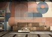 Boho Style Removable and Traditional Wallpaper, Abstract Vintage Wall Art, Watercolor Wallpaper, Peel and Stick Wall Decor, W213