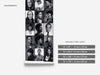 Wall Mural Black Celebrities Collage, Aesthetic Removable Wallpaper, Celebrities Wallcovering, Portrait photography, 223