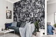 Wall Mural Black Celebrities Collage, Aesthetic Removable Wallpaper, Celebrities Wallcovering, Portrait photography, 223